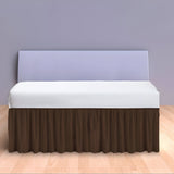 400TC Daybed Sateen Solid Cotton Gathered Bed Skirt