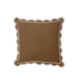400TC Luxurious Scallop Embroidery & Border Cotton Euro Sham