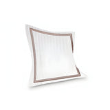 400TC Cotton Sateen Triple Edge Embroidery Stripe Duvet Cover Set