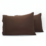 400TC Sateen Cotton Solid Pillowcases (Set Of 2)