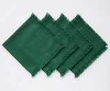Dark Green Christmas Napkins