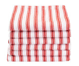 Red and White Kitchen Towels