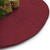 Circular Cotton Quilted Christmas Tree Skirt