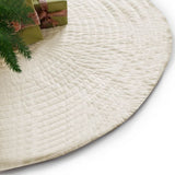 Circular Cotton Quilted Christmas Tree Skirt