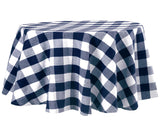 Navy Blue Round Tablecloth