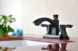 ANZZI Vista Centerset Faucet, Dual Lever Control, 1.2 GPM WaterSense & ADA Certified, Rhino Alloy Solid Brass, Various Finishes