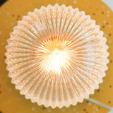 Clario Bronze Clear Glass Table Lamp