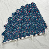 Printed Scalloped Christmas Tree Skirt