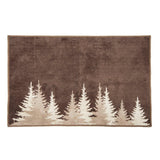 Clearwater Pines Chocolate Kitchen/Bath Rug, 2 MOQ