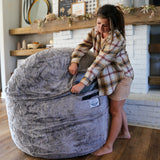 Adult Bean Bag Chair - King - NEST Chinchilla