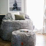Adult Bean Bag Chair - Queen - NEST Faux Fur