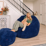 Bean Bag - Queen - Terry Corduroy