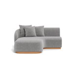 Como Curved Chaise Left