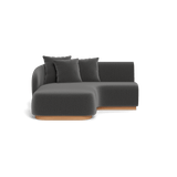 Como Curved Chaise Left