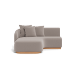 Como Curved Chaise Left