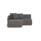 Como Curved Chaise Left