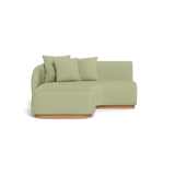 Como Curved Chaise Left