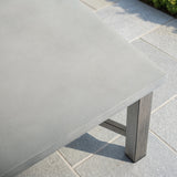 Marindo 5-Piece Backyard Lounge Seating Set with Composite Concrete Table