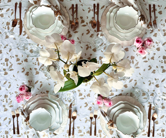 Gold Metallic Tablecloth