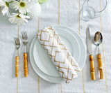 Printed Napkins - Metallic Gold Foil Napkins