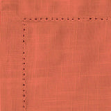 Hemstitch Cotton Napkins - Coral Napkins