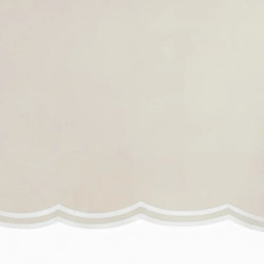 Ivory Scallop Edge Tablecloth Rectangle