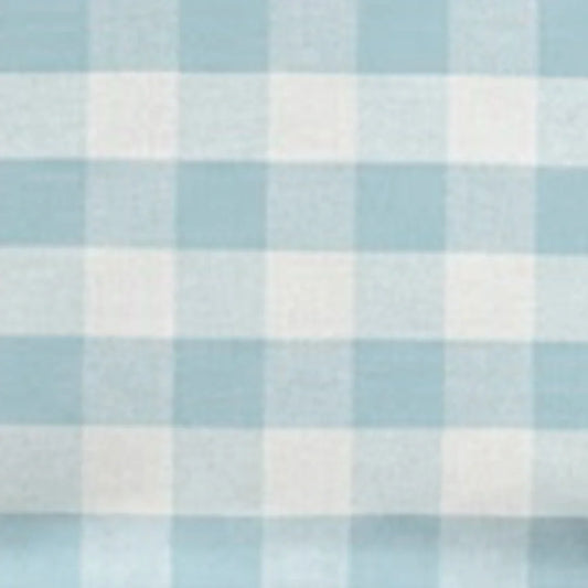 Blue and White Plaid Tablecloth