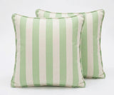 Cotton Striped Cushion Cover - Square, Removable