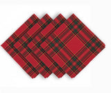 Plaid Dinner Napkins
