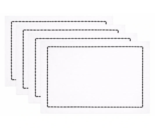 Rectangle Placemats - Embroidered