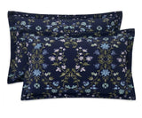 Printed Linen Sheet Set – 100% Linen Bedding