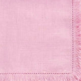Blush Napkins with Fringe Edges