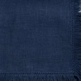 Navy Blue Napkins - Edge Fringe