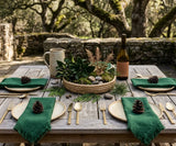 Dark Green Christmas Napkins