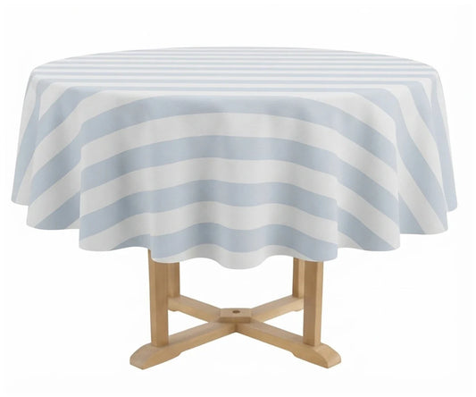 Cabana Striped Tablecloth - Round