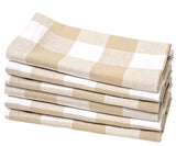 Cotton Napkins - Plaid Cloth Napkins