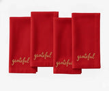 Grateful Embroidered Napkins
