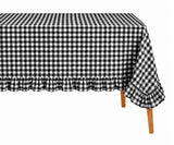Gingham Ruffle Tablecloth