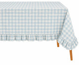 Gingham Ruffle Tablecloth