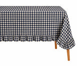 Gingham Ruffle Tablecloth