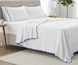 Blue Scalloped Sheets