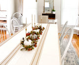 Cotton Striped Tablecloth - Rectangle Tablecloths
