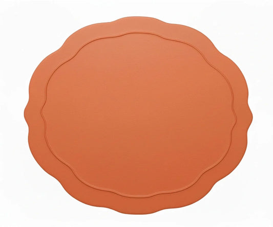 Oval Cloth Placemats - Terracotta
