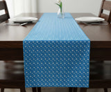 Blue Cotton Runner