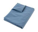 Blue Cotton Flat Sheet