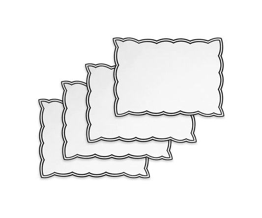 Black Placemats Rectangle