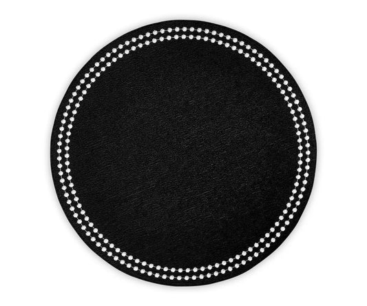 Black Table Placemats