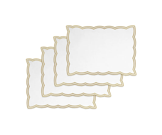 Beige Placemats - Embroidered