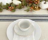 Cotton Striped Tablecloth - Rectangle Tablecloths