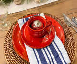 Blue and White Napkins -  Fabric Napkins